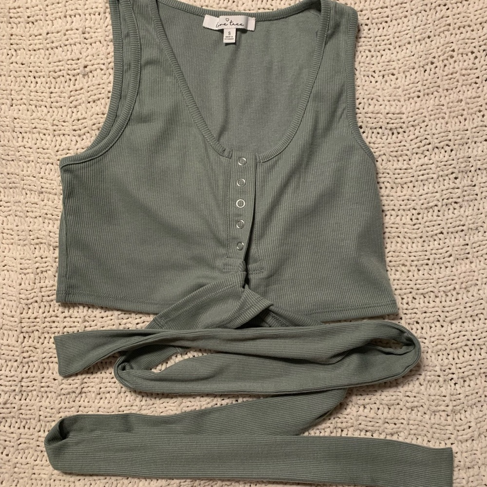 wrap tank top